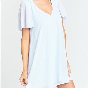 NWOT Lilac Flowy Sleeve Dress